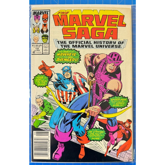 Marvel Saga #19 Official History of the Marvel Comics Universe Spider-Man 1987 F - Picture 1 of 1
